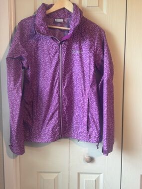 Columbia Pink and Purple Printed Jacket